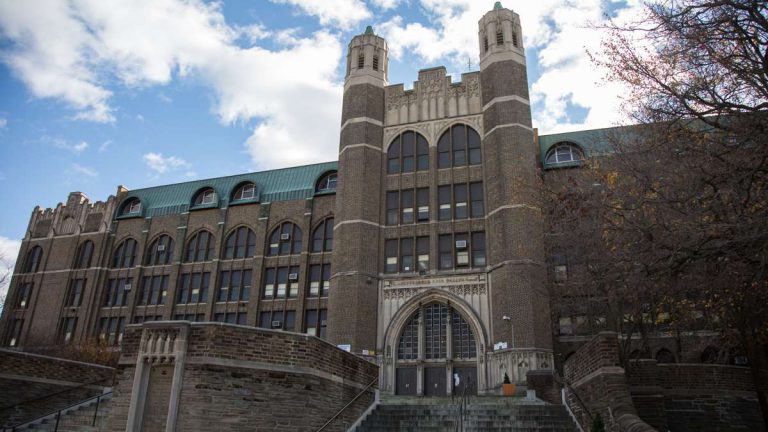 The front of Overbrook High School