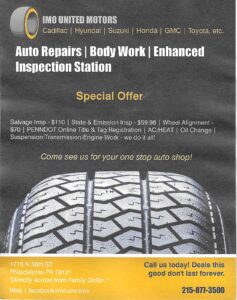 IMO United Motors Discount Postcard