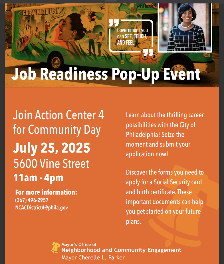 Job Readiness Pop Up Event