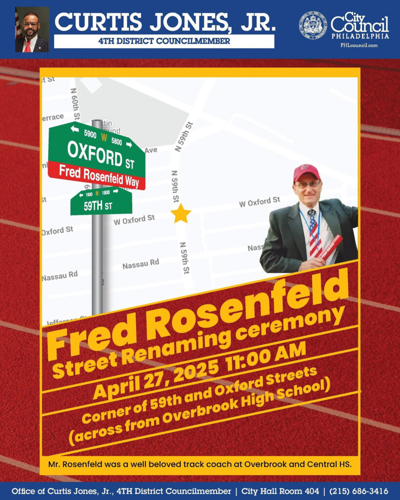 Fred Rosenfeld Street Renaming