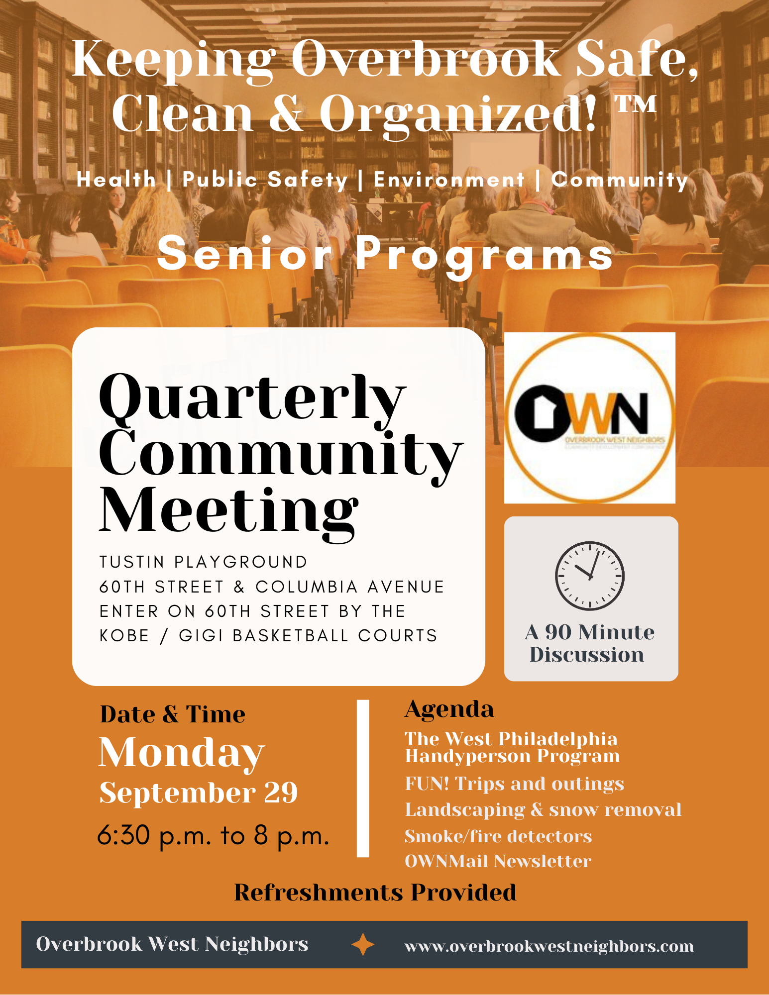 Quarterly Community Meeting