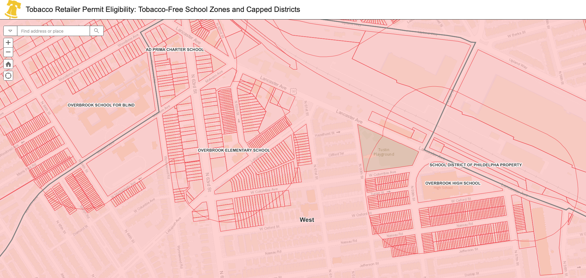 Tobacco Retailer Permit Eligibility: Tobacco-Free School Zones and Capped Districts